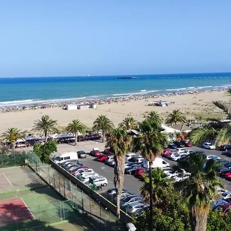 Vistas Espectaculares 1ª Linea Playa, Wifi, Ascensor Apartment
